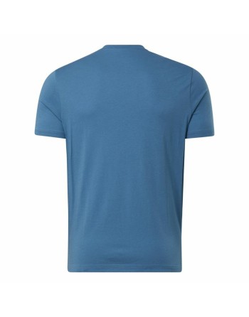 Camiseta de Manga Corta Hombre Reebok GS Rec Center Azul