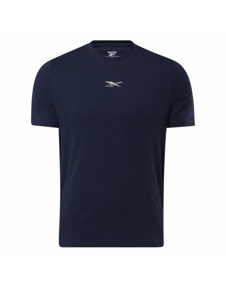 T-shirt à manches courtes homme Reebok GS Tailgate Team Bleu foncé