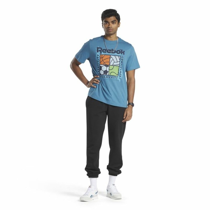 Herren Kurzarm-T-Shirt Reebok GS Rec Center Blau