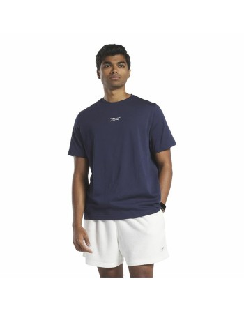 Maglia a Maniche Corte Uomo Reebok GS Tailgate Team Blu scuro