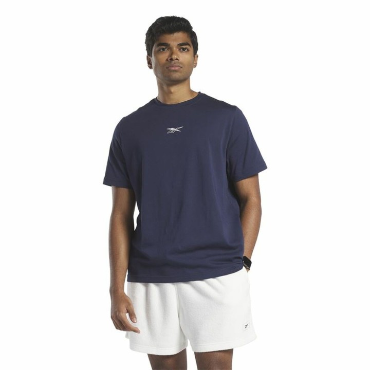 Maglia a Maniche Corte Uomo Reebok GS Tailgate Team Blu scuro