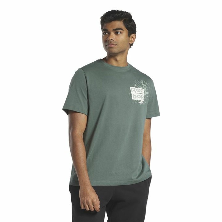 Kortærmet T-shirt til Mænd Reebok Graphic Series Grøn
