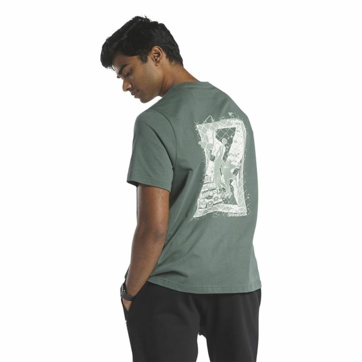Kortærmet T-shirt til Mænd Reebok Graphic Series Grøn