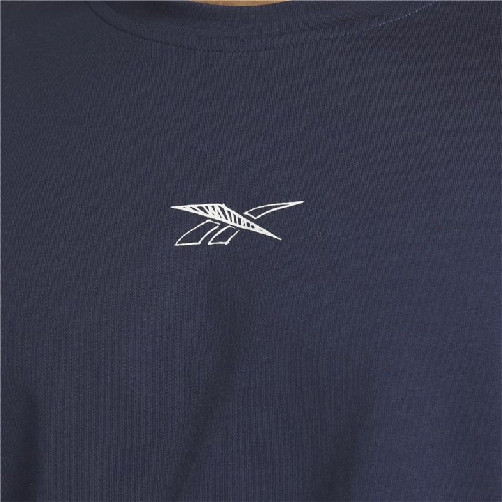 Maglia a Maniche Corte Uomo Reebok GS Tailgate Team Blu scuro