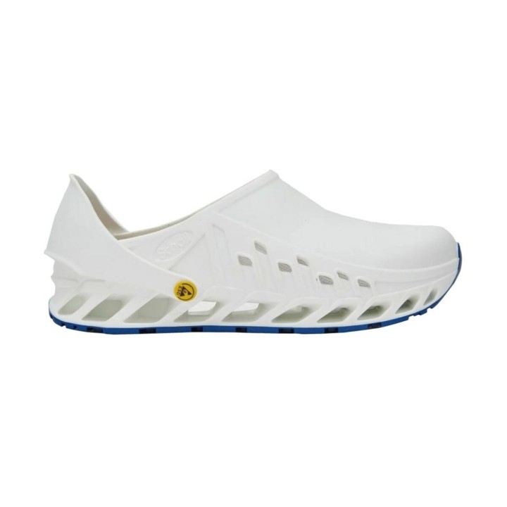 Sabots Scholl Blanc