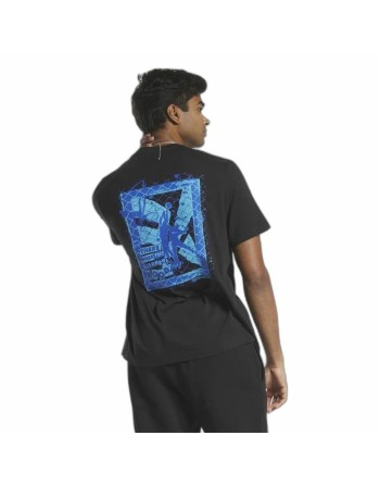 Herren Kurzarm-T-Shirt Reebok Graphic Series Schwarz