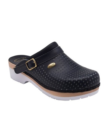 Holzschuhe Scholl Clog Marineblau