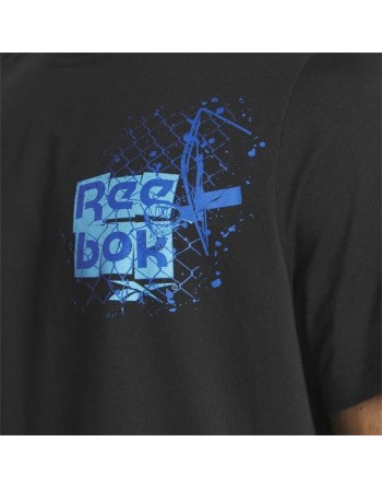 Herren Kurzarm-T-Shirt Reebok Graphic Series Schwarz