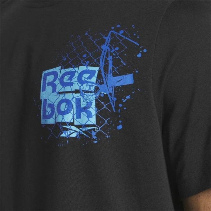 Kortærmet T-shirt til Mænd Reebok Graphic Series Sort