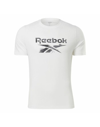 Herren Kurzarm-T-Shirt Reebok Indentity Modern Camo Weiß Tarnfarbe