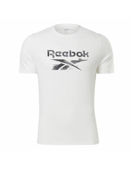 Maglia a Maniche Corte Uomo Reebok Indentity Modern Camo Bianco Mimetico