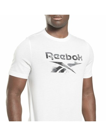 Maglia a Maniche Corte Uomo Reebok Indentity Modern Camo Bianco Mimetico