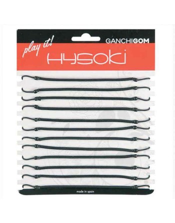 Rubber Hair Bands Hysoki Black Hook