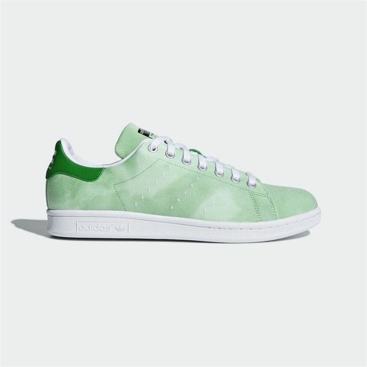 Kvinde Casual Sneakers Adidas Pharrell Williams Hu Holi Lysegrøn