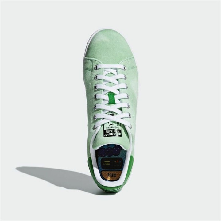 Kvinde Casual Sneakers Adidas Pharrell Williams Hu Holi Lysegrøn