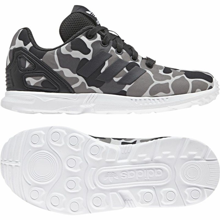 Scarpe da Tennis Casual Bambino Adidas Zx Flux Nero