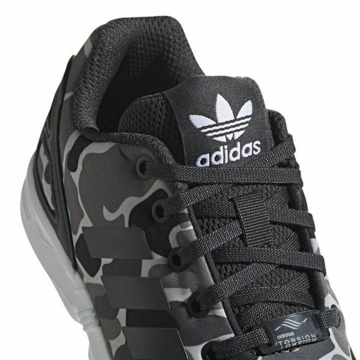 Scarpe da Tennis Casual Bambino Adidas Zx Flux Nero