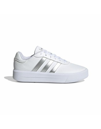 Casual Damenturnschuh Adidas Court Platform Weiß