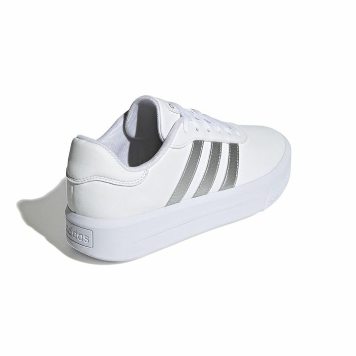 Kvinde Casual Sneakers Adidas Court Platform Hvid