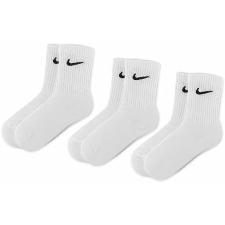 Calcetines Deportivos Nike Blanco Unisex adultos 38-41