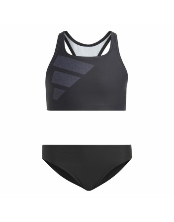 Bikini-Braga Para Niñas Adidas Big Bars Negro