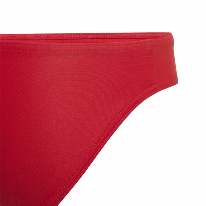 Bikiniunterteil für Mädchen Adidas Big Bars Rot