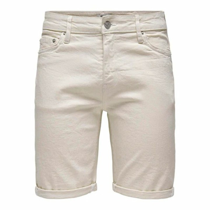 Herre Shorts Only & Sons Onsply 9296 Ecru Beige
