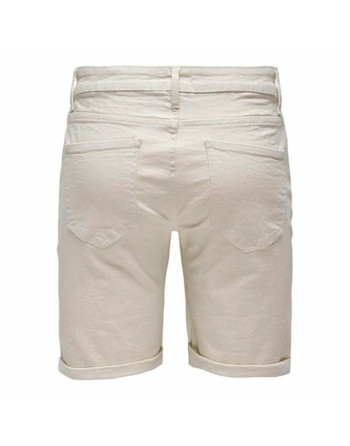 Herren Shorts Only & Sons Onsply 9296 Ecru Beige