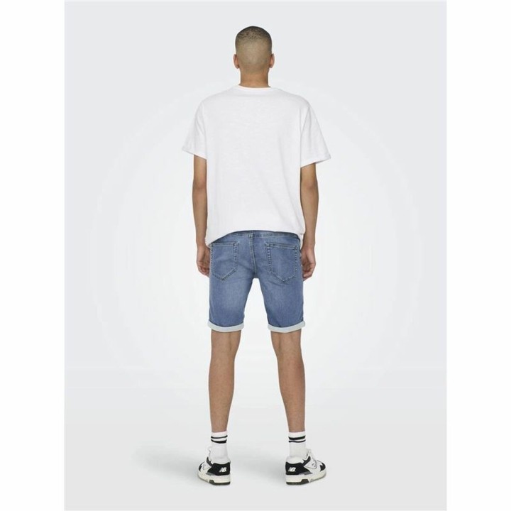 Herre Jeans Shorts Only & Sons Onsply 8584 Blue Denim Blå