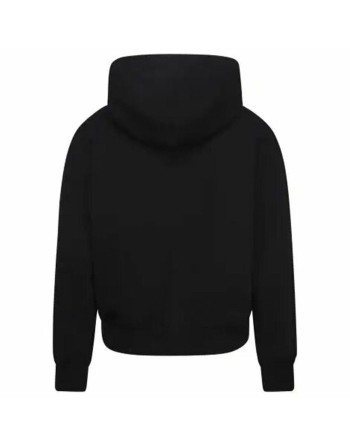Felpa con Cappuccio da Bambina Jordan Icon Play Bianco Nero
