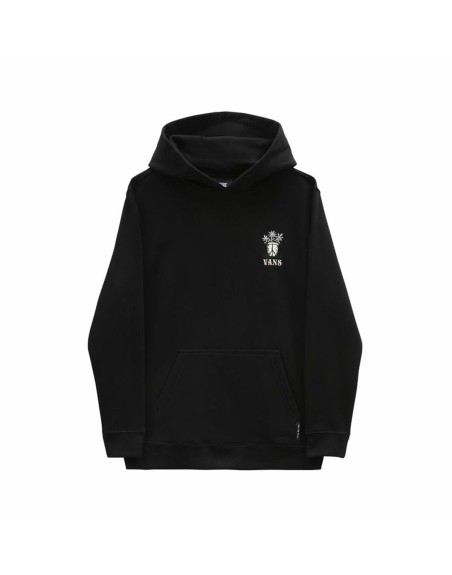 Felpa con Cappuccio Bambino Vans Peace Head Bianco Nero