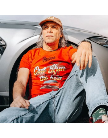 Herren Kurzarm-T-Shirt RADIKAL OUT RUN Rot M