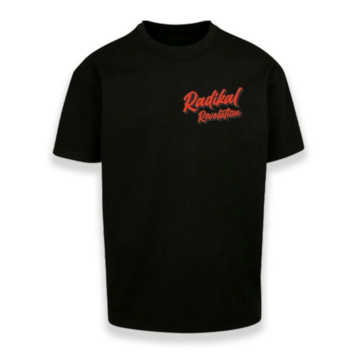 Herren Kurzarm-T-Shirt RADIKAL NICE FAT ASS Schwarz S