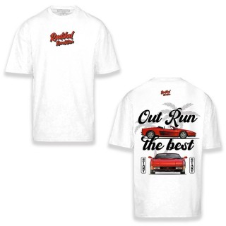 Kortærmet T-shirt til Mænd RADIKAL OUT RUN Hvid XXL
