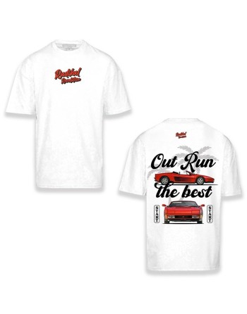 Kortærmet T-shirt til Mænd RADIKAL OUT RUN Hvid XXL