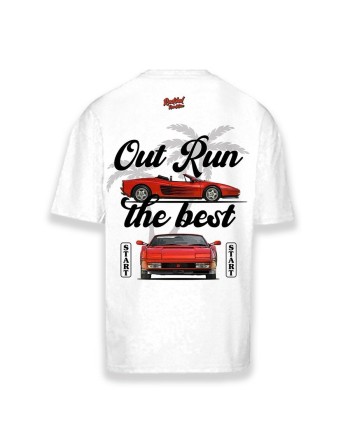 Herren Kurzarm-T-Shirt RADIKAL OUT RUN Weiß XXL