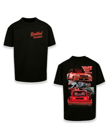 Kortærmet T-shirt til Mænd RADIKAL NICE FAT ASS Sort XL