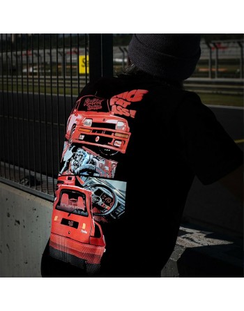 Maglia a Maniche Corte Uomo RADIKAL NICE FAT ASS Nero L