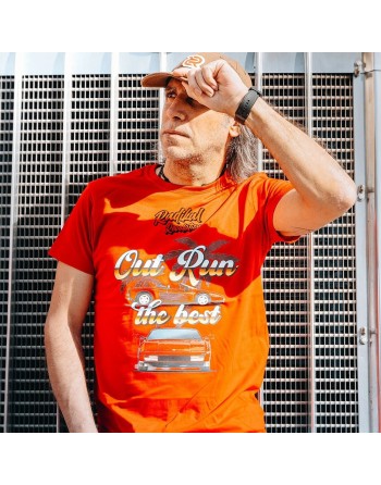 Maglia a Maniche Corte Uomo RADIKAL OUT RUN Rosso XXL