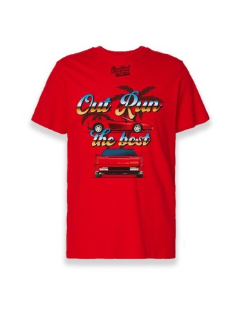 Herren Kurzarm-T-Shirt RADIKAL OUT RUN Rot XXL