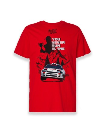 Kortærmet T-shirt til Mænd RADIKAL YOU NEVER RUN ALONE Rød L