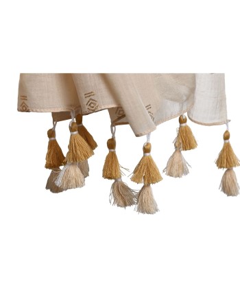 Écharpe Home ESPRIT Vert Beige Corail (3 Unités)