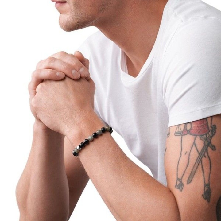 Pulsera Hombre Diesel BEADS Acero Inoxidable