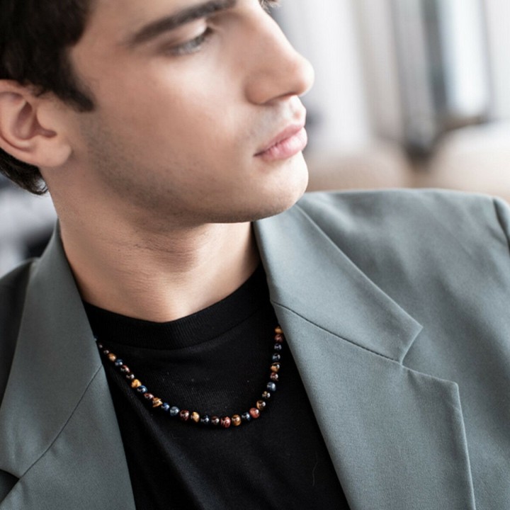 Collana Uomo Albert M. WSOX00476.AZZ