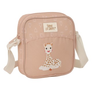 Borsa a Tracolla Sophie la Girafe Beige 16 x 18 x 4 cm