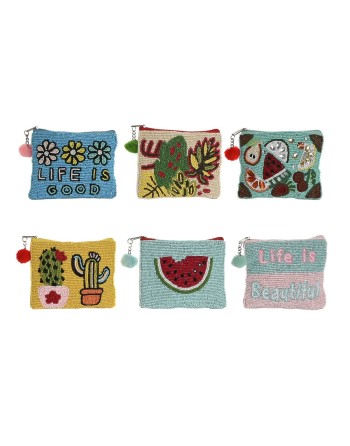 Porte-monnaie Home ESPRIT Summer Multicouleur (6 Unités)