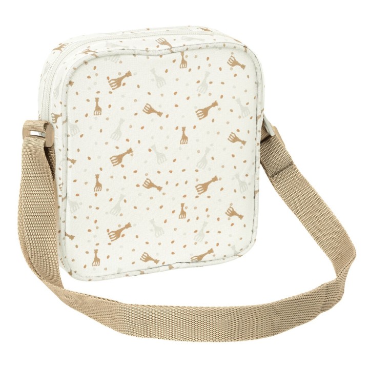 Skuldertaske Sophie la Girafe Beige 16 x 18 x 4 cm