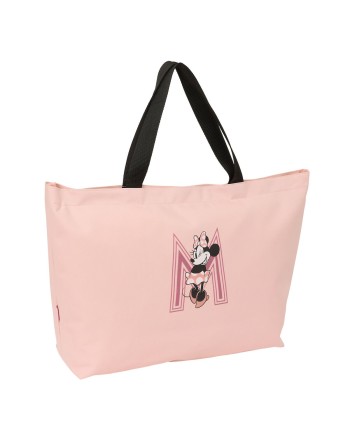 Håndtasker til damer Minnie Mouse Blush Pink
