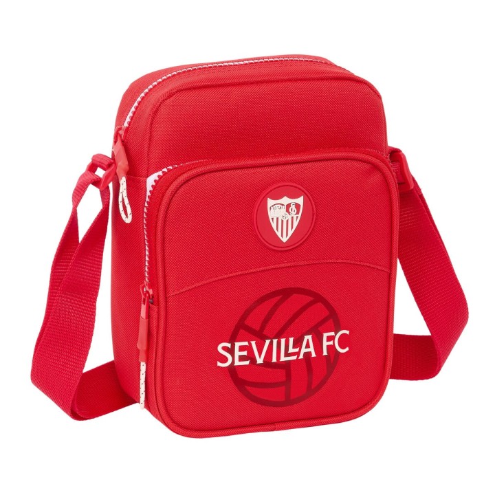 Borsa a Tracolla Sevilla Fútbol Club Rosso 16 x 22 x 6 cm