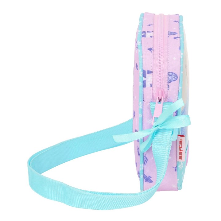 Borsa a Tracolla Frozen Cool days Violetta Blu cielo 16 x 18 x 4 cm